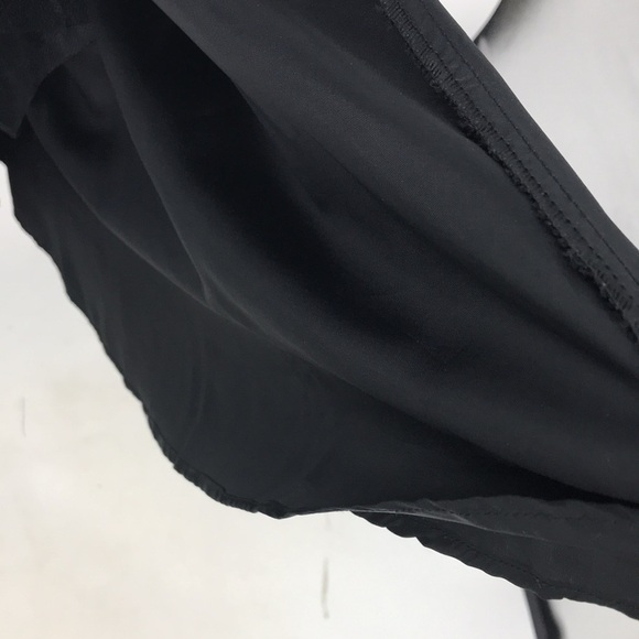 JS Collection Iridescent Black Floor Length Skirt Size 4 New - Picture 6 of 10